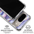 Blue Violet Watercolor Geode Google Pixel 10 Clear Case